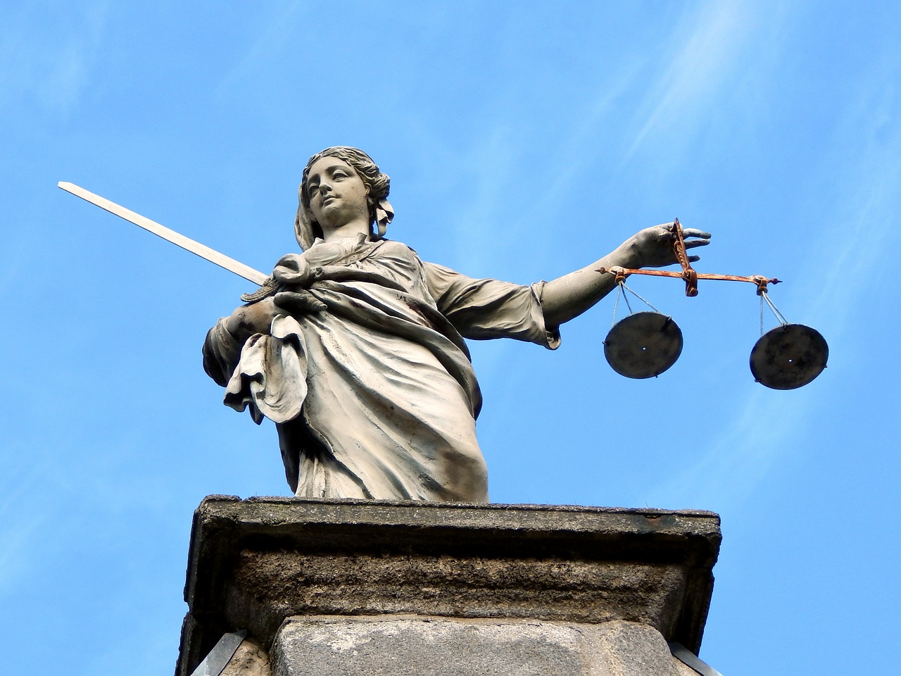 justice, statue, dublin